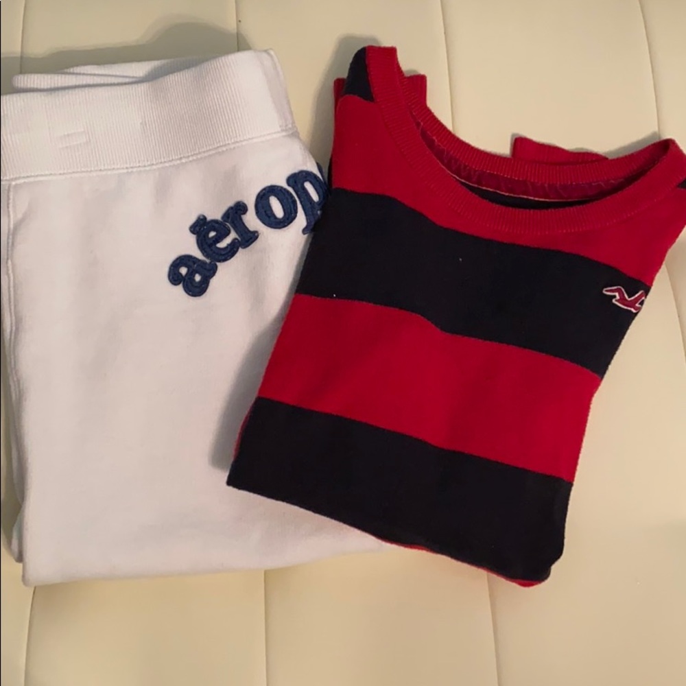 BRAND: Bundle of 2 Aeropostale & Hollister outfit